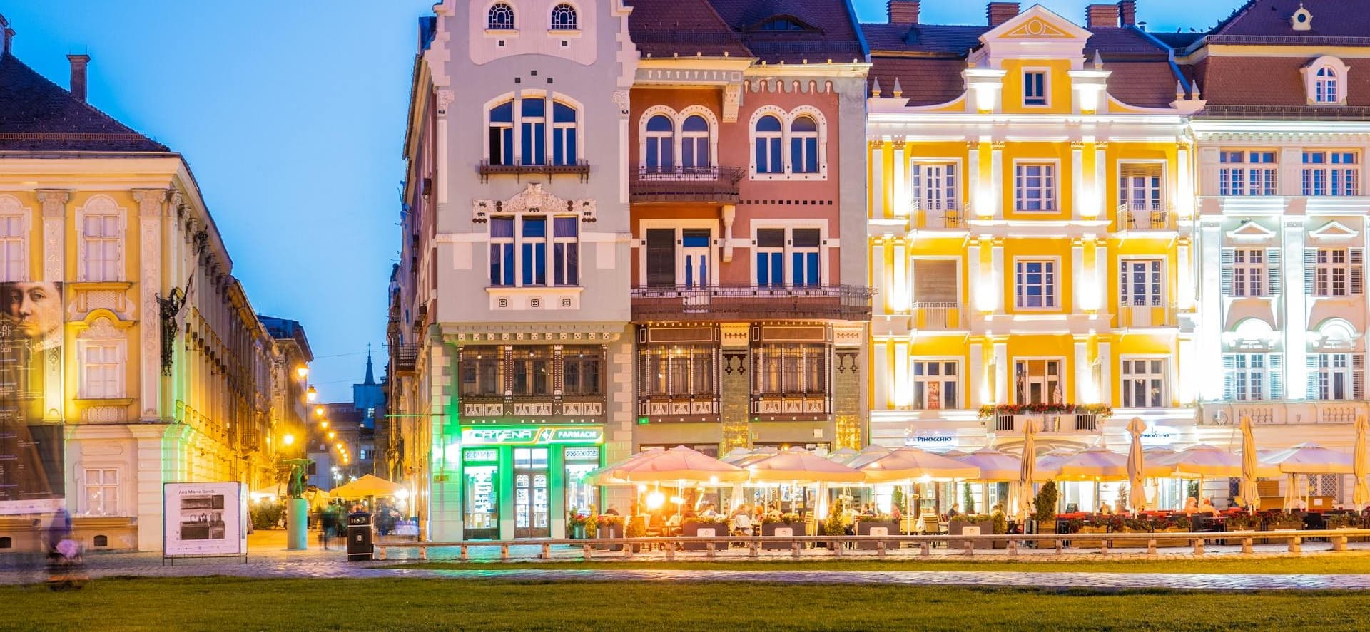 Summer evening on a Timișoara terrace